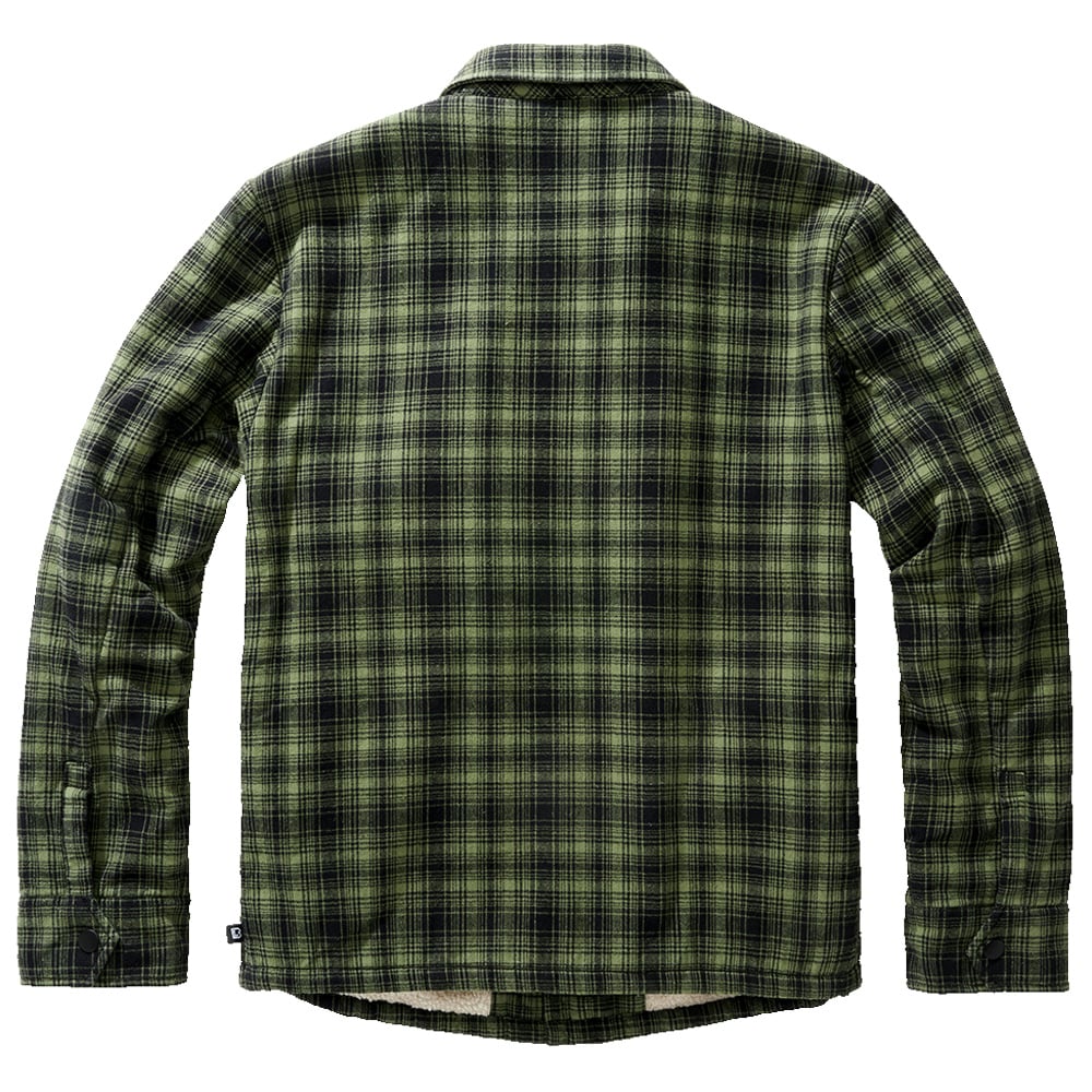 Kurtka Brandit Classic Sherpa Jacket Olive/Black Checkered