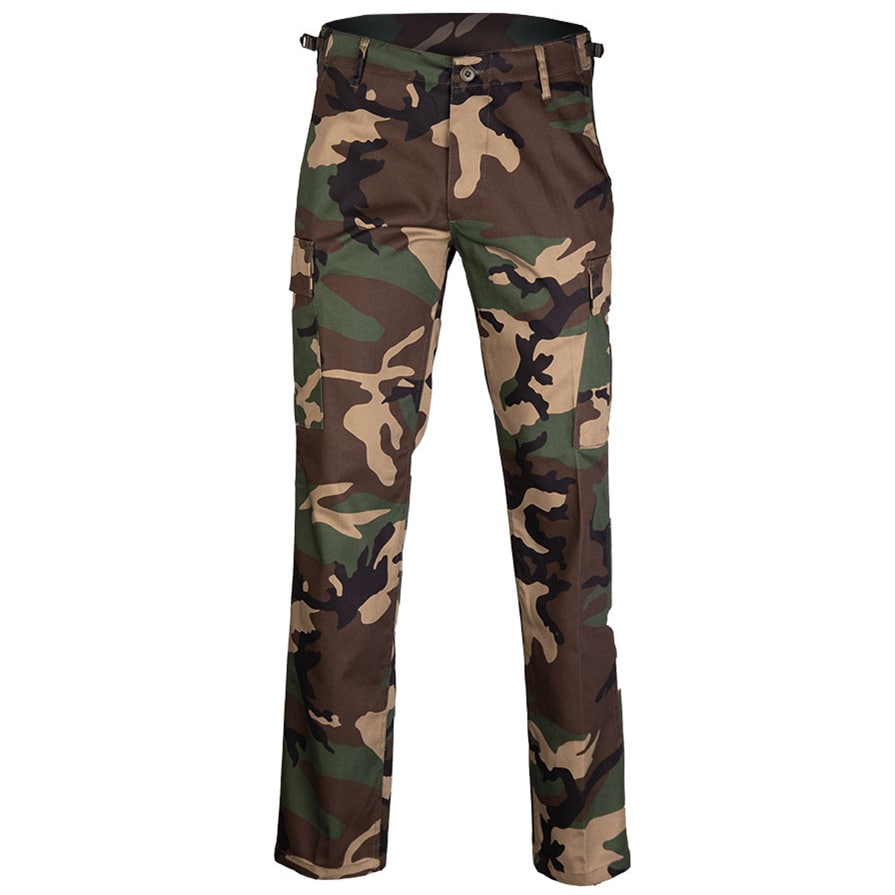 Spodnie wojskowe Mil-Tec US Ranger BDU Straight Cut - Woodland