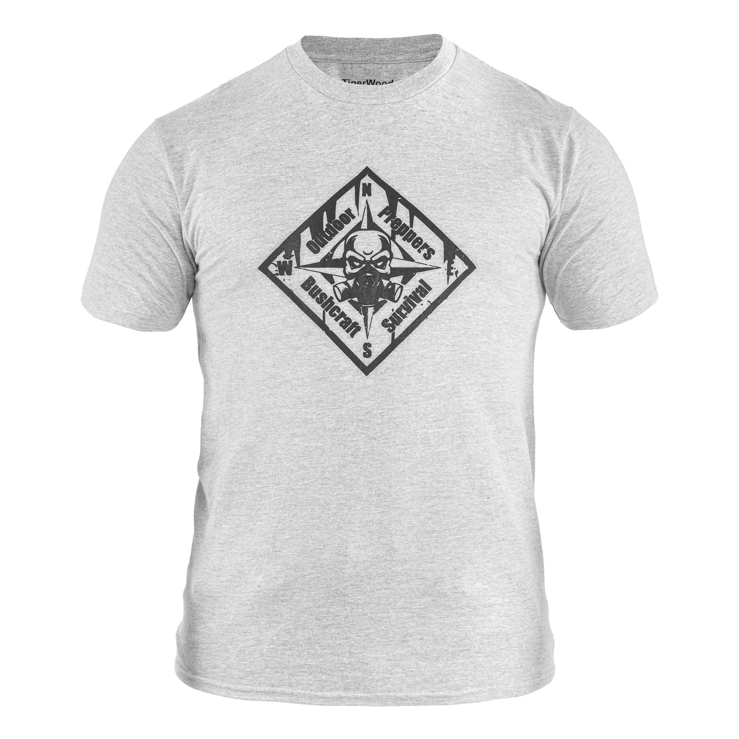 Koszulka T-shirt TigerWood Preppers - Szara