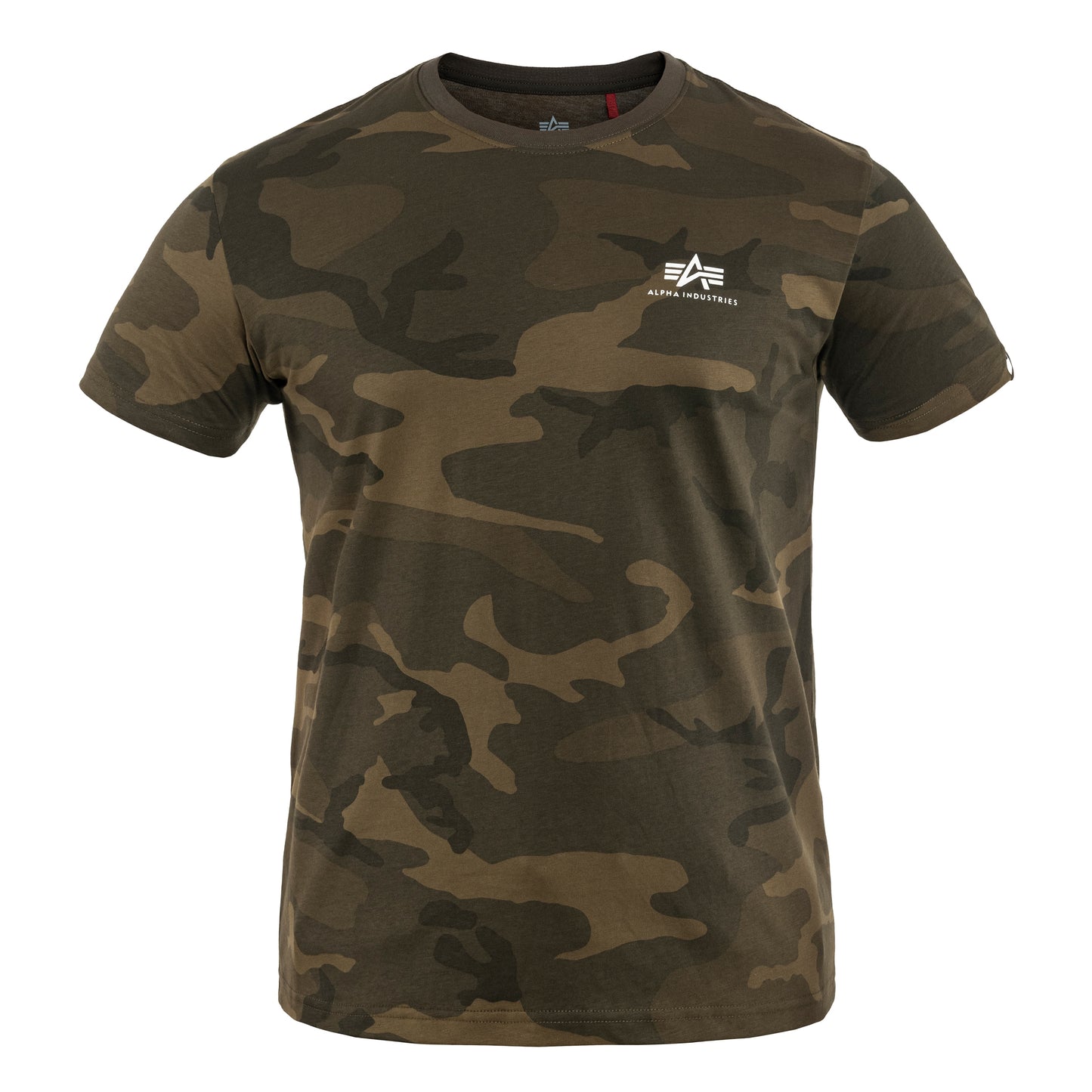 Koszulka T-shirt Alpha Industries Basic Small Logo - Olive Camo
