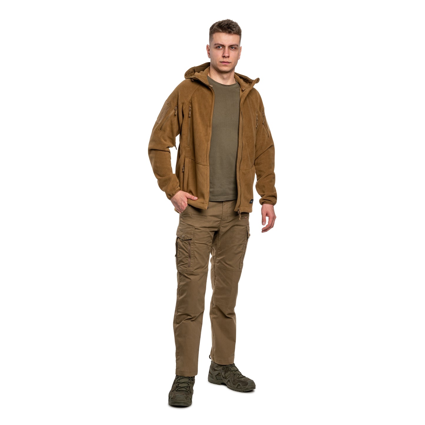 Polar Helikon Patriot Mk2 Hybrid Fleece - Coyote