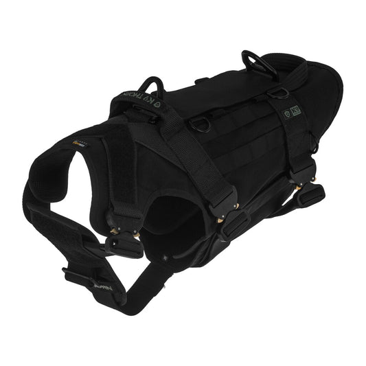Uprząż taktyczna K9 Thorn Cordura dla psa - Czarna