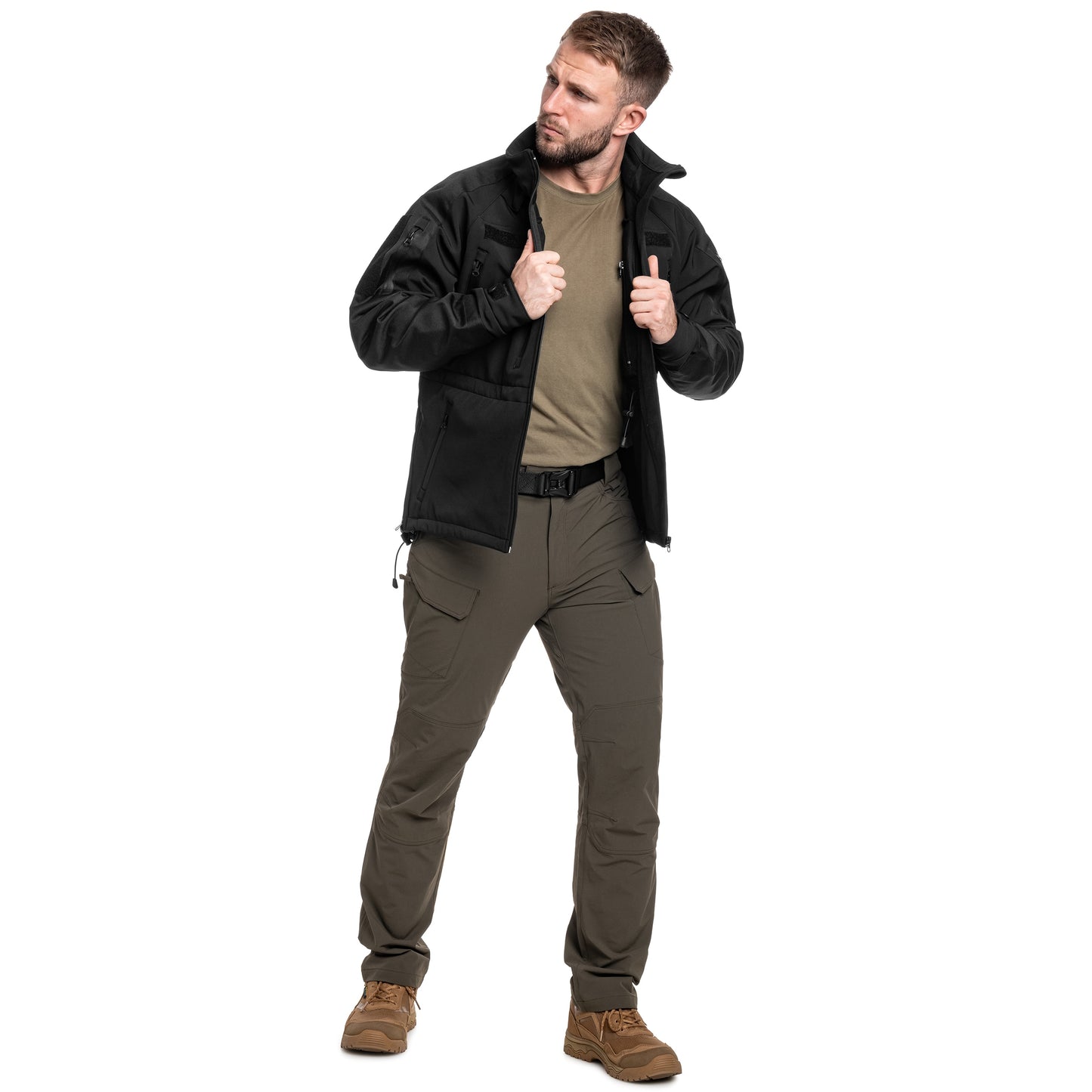 Kurtka Mil-Tec Softshell Plus - Black