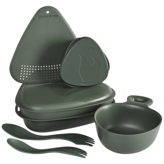Zestaw naczyń Light My Fire Outdoor MealKit 2.0 - Sagegreen
