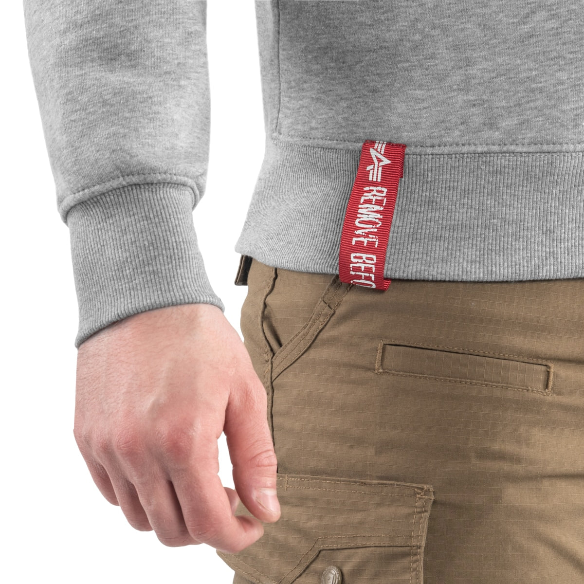 Bluza Alpha Industries Basic Sweater - Grey Heather