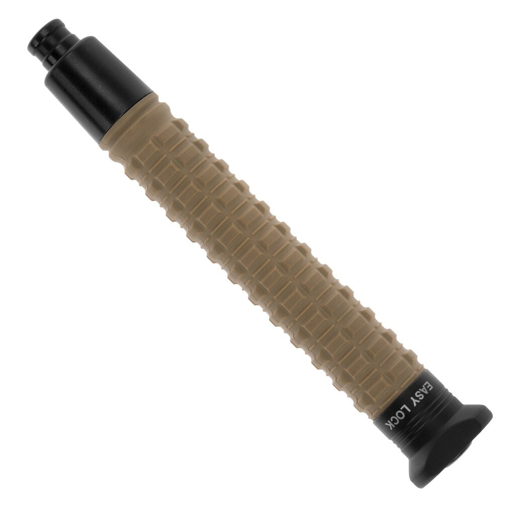 Pałka teleskopowa ESP Easy Lock Anti-Slip Triangle End hartowana 18" - Khaki/Black