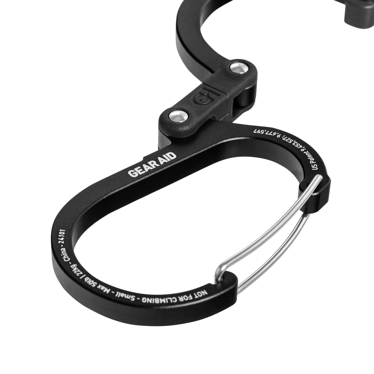 Karabińczyk Gear Aid Heroclip Small - Stealth Black