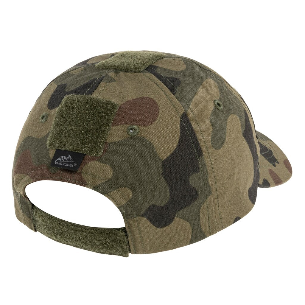 Czapka z daszkiem plus velcro Helikon PolyCotton Rip-Stop - wz.93 Pantera PL Woodland