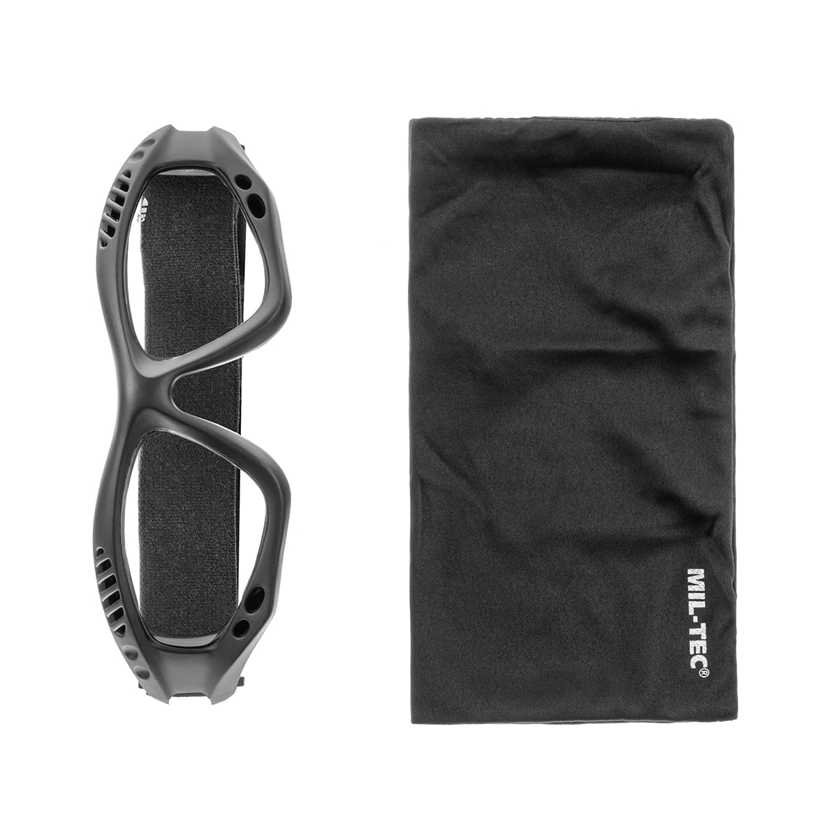 Gogle taktyczne Mil-Tec Commando Goggles Air Pro Clear Black