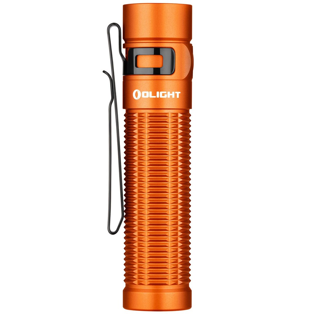 Latarka akumulatorowa Olight Baton 3 Pro Max Cool White Orange - 2500 lumenów