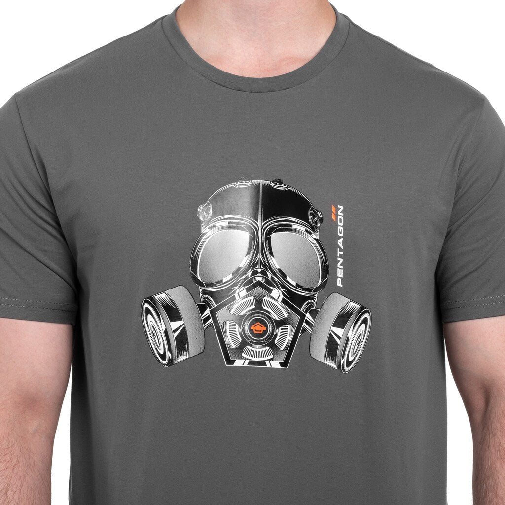 Koszulka T-Shirt Pentagon "Gas-Mask" - Wolf Grey