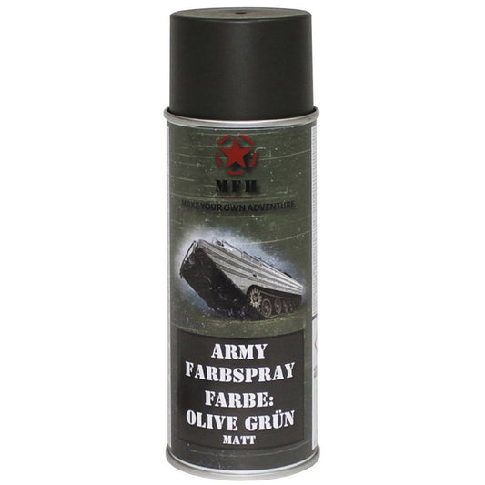 Farba wojskowa w sprayu MFH Olive Green Mat 400 ml