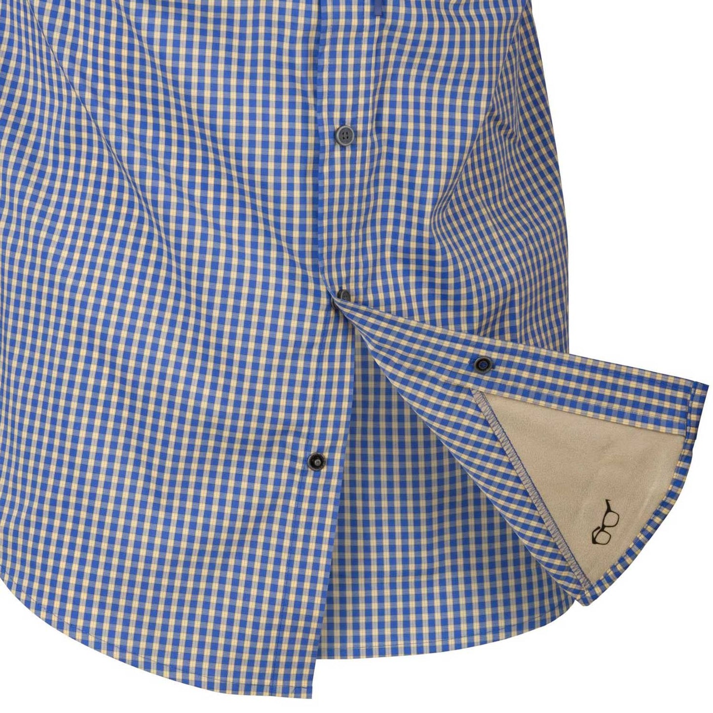 Koszula Helikon Covert Concealed Carry Short Sleeve - Royal Blue Checkered
