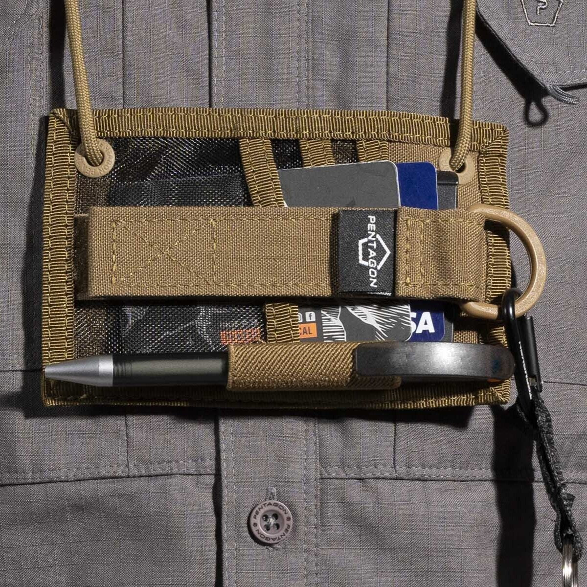 Etui na dokumenty Pentagon ID Card Holder - Coyote