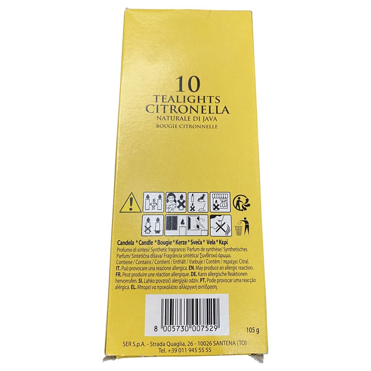 Świeca na komary Highlander Outdoor Citronella - 10 szt.
