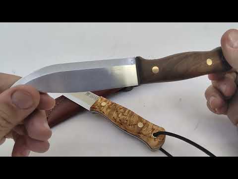 Nóż Joker Bushlore Curly Birch Scandi CL138