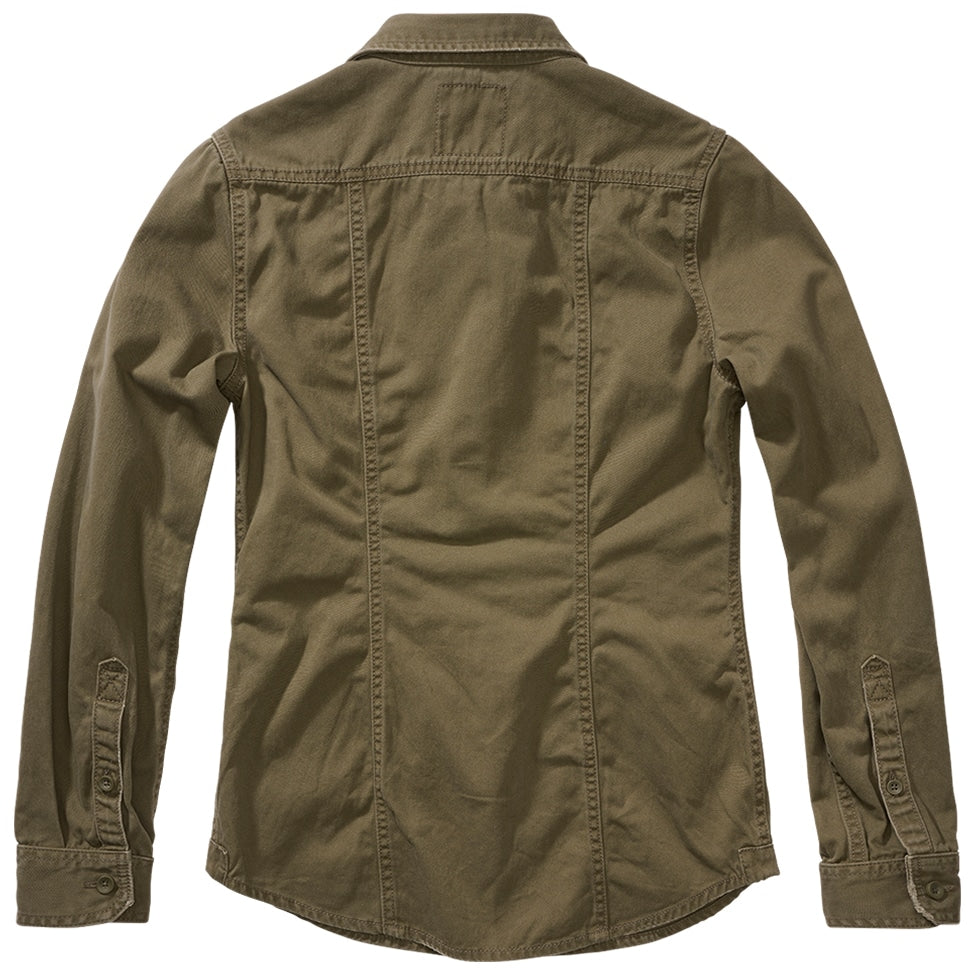 Koszula damska Brandit Vintageshirt Long Sleeve - Olive