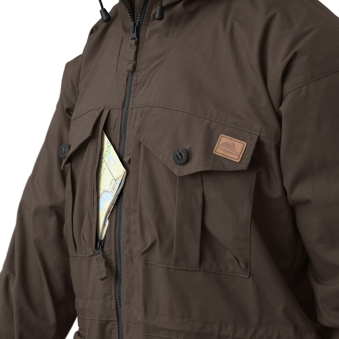 Kurtka Helikon SAS Smock Duracanvas - Earth Brown