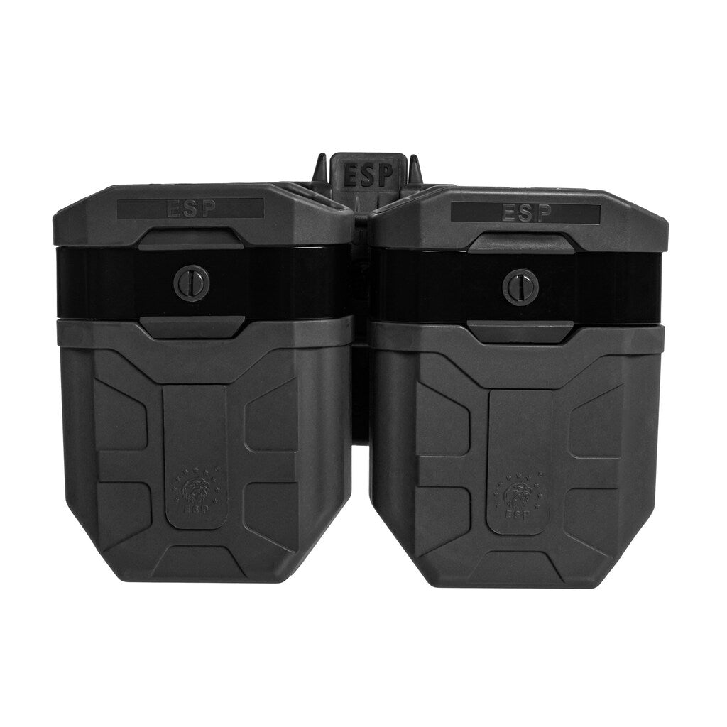 Podwójna ładownica obrotowa ESP z montażem UBC-08 na magazynki AK - Black