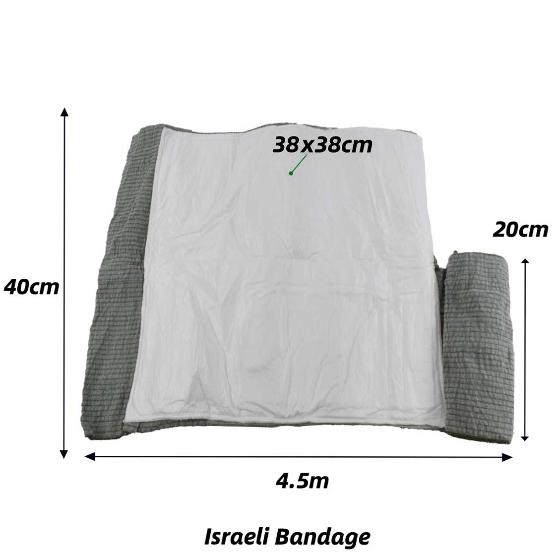 Opatrunek indywidualny JB Tacticals Typ Izraelski 20 cm