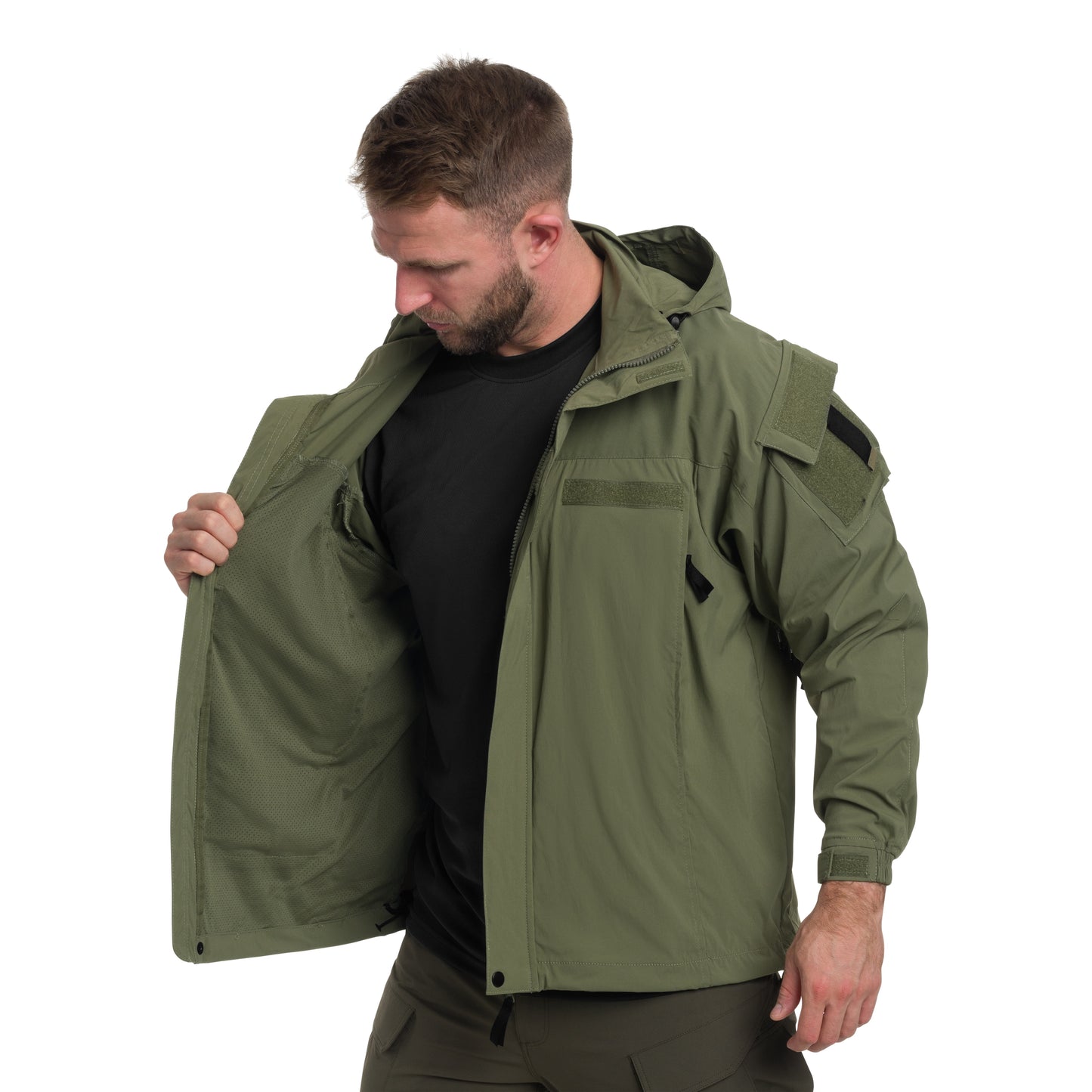 Kurtka MFH US Softshell Level 5 - Olive