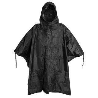 Ponczo Mil-Tec US Rip-Stop - Black
