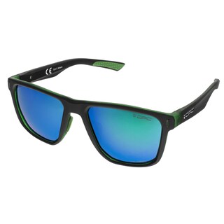 Okulary przeciwsłoneczne OPC Lifestyle Miami Matt Black/Green Revo z polaryzacją