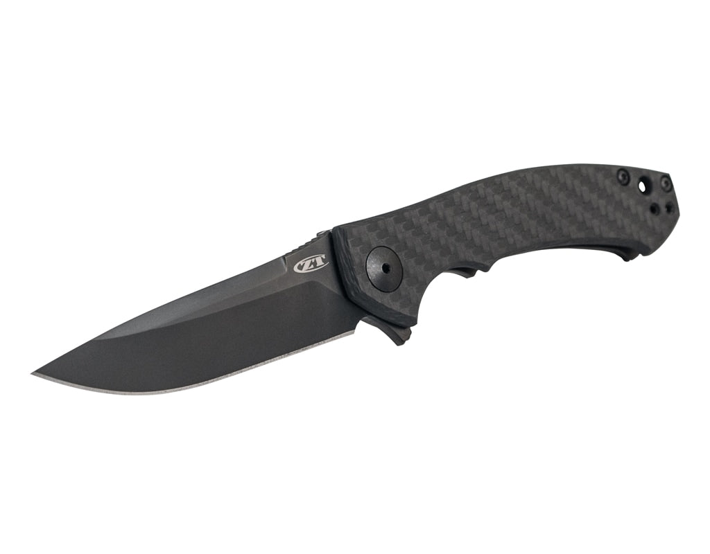 Nóż składany Zero Tolerance KVT Black Carbon Fiber 0450CF