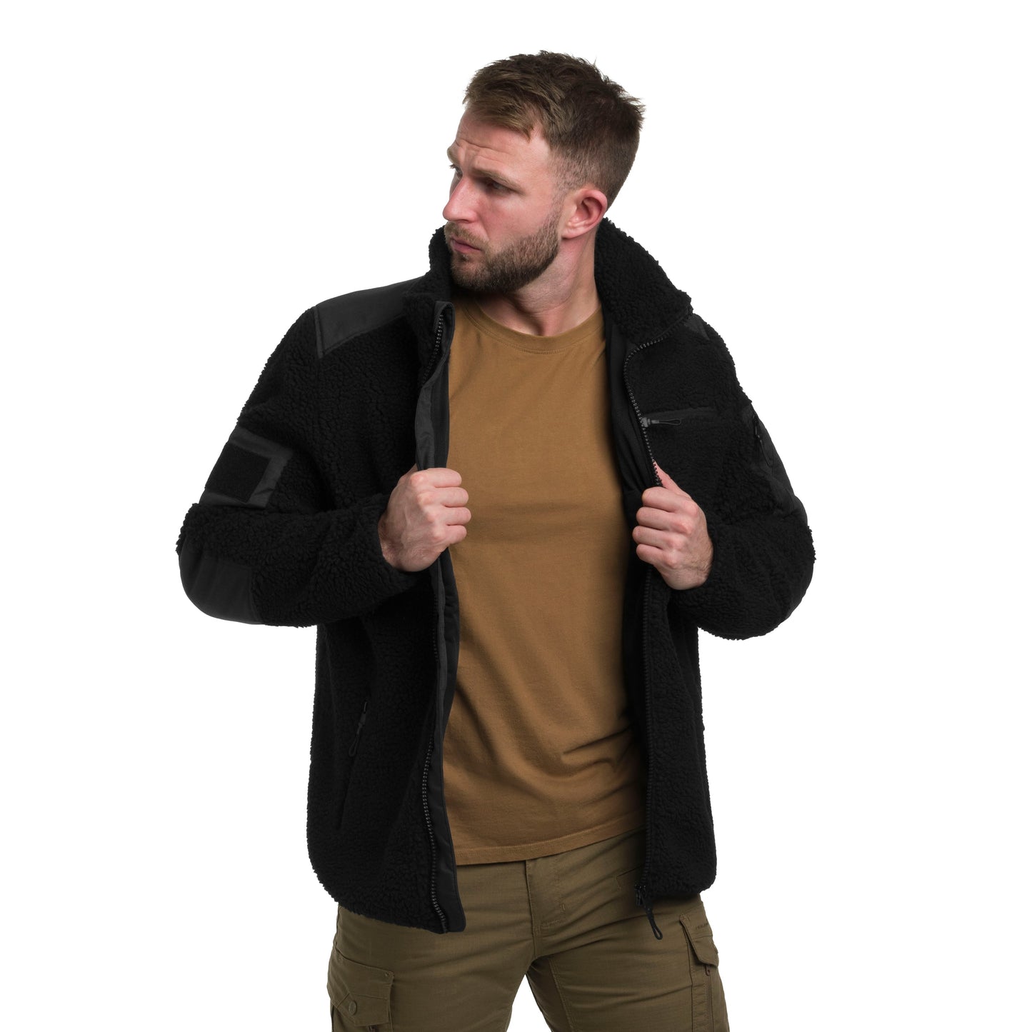Polar Military Wear Tactical Teddyfleece - Black