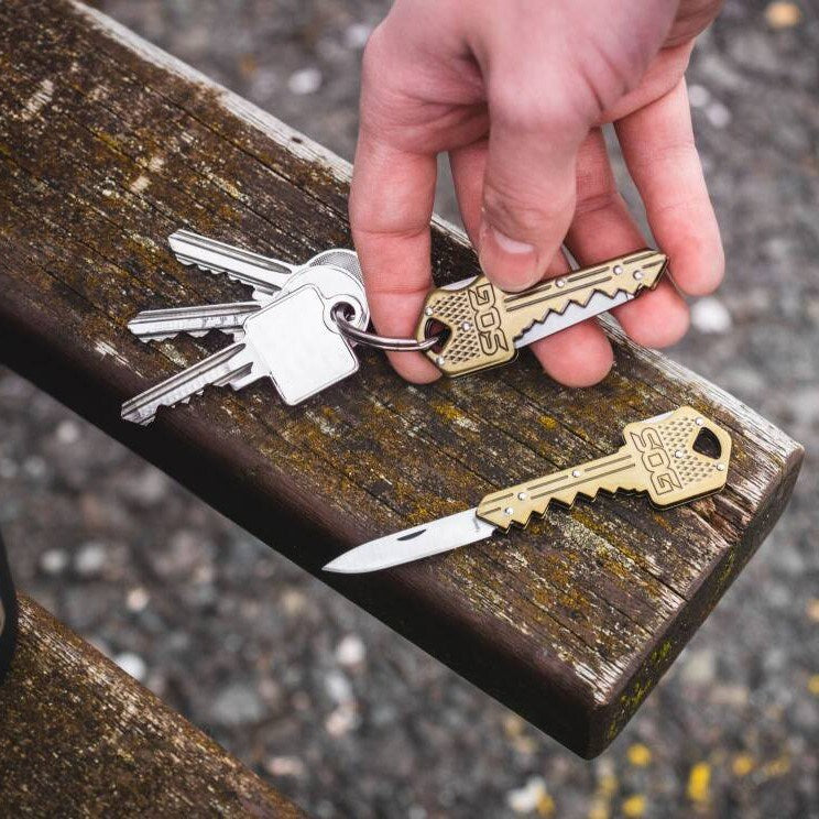 Nóż składany SOG Key Knife - Brass