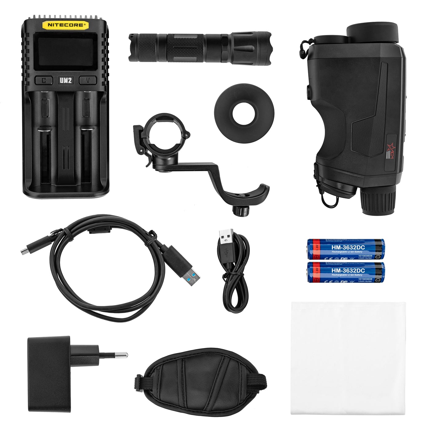 Termowizor AGM Fuzion TM25-384 z iluminatorem Sioux 850D - zestaw