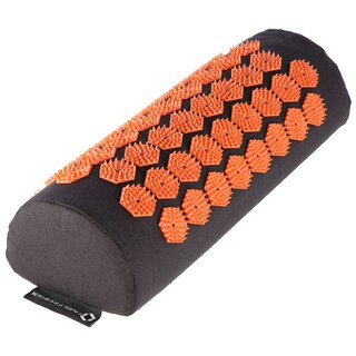 Mata z poduszką do akupresury HMS Premium AKM01 - black/orange
