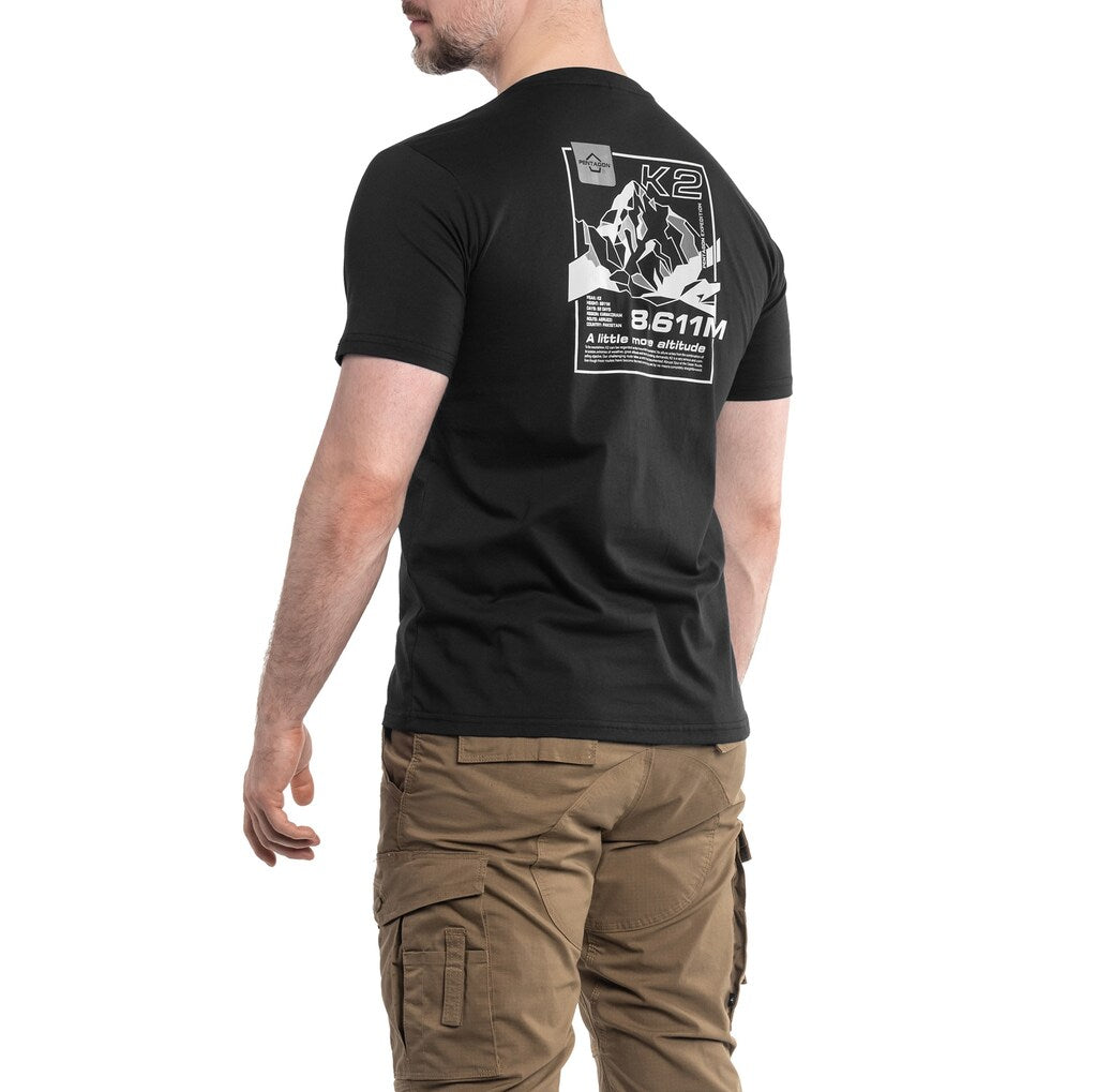 Koszulka T-Shirt Pentagon Ageron "K2 Mountain" - Black