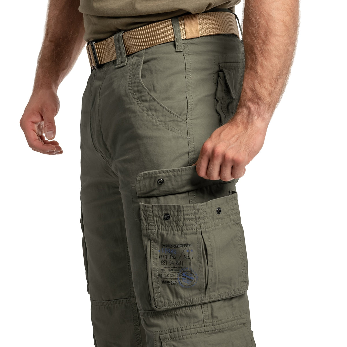 Spodnie Brandit Pure Slim Fit - Olive