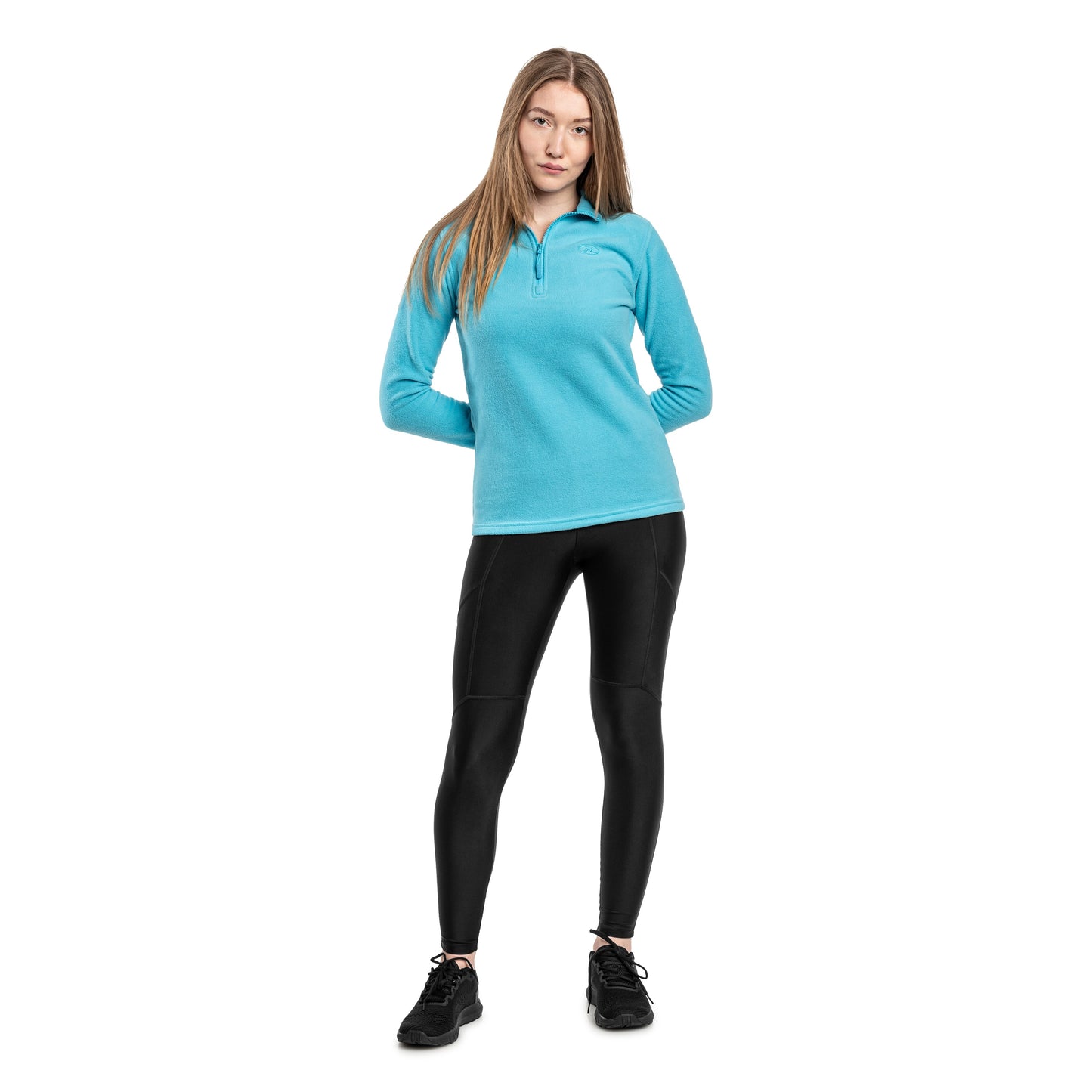 Polar damski Highlander Outdoor Ember Fleece Top - Ice Blue