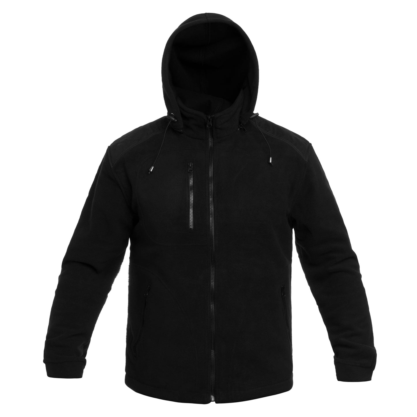 Polar wojskowy z kapturem - Black