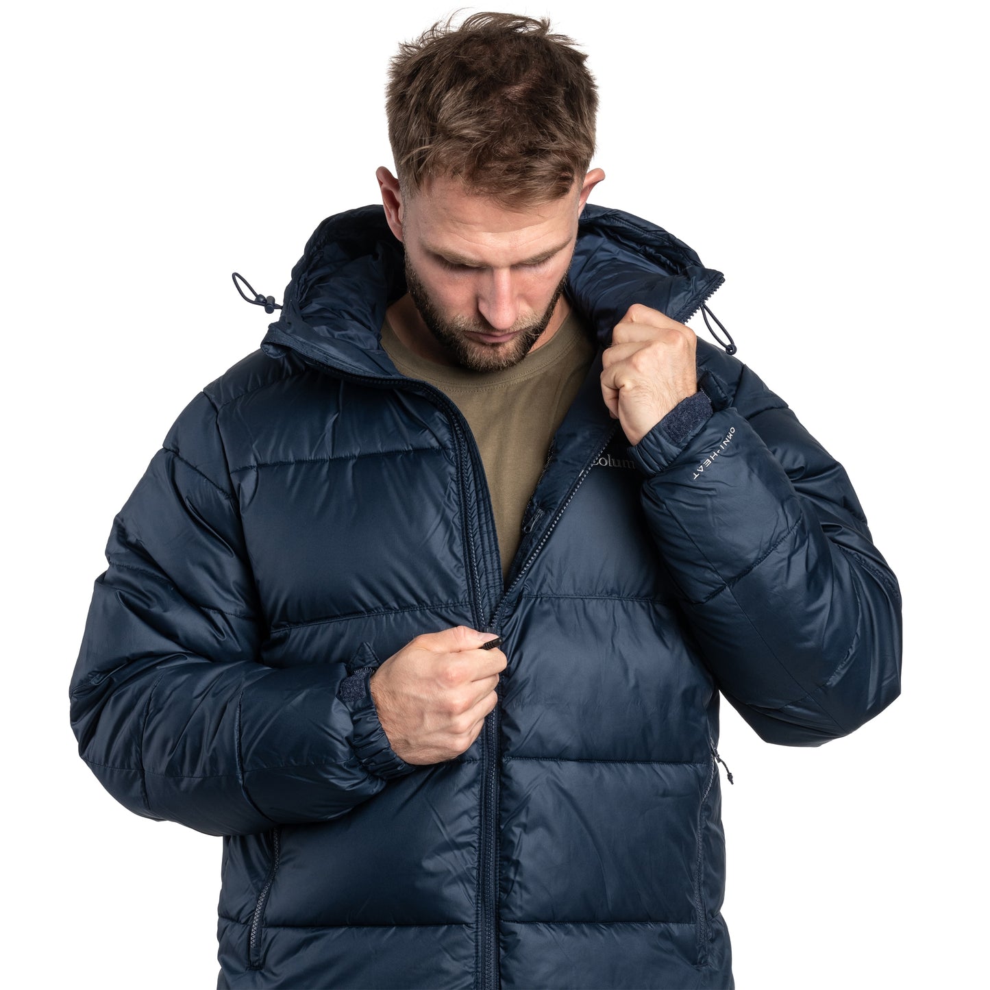 Kurtka Columbia Pike Lake II Hooded - Collegiate Navy