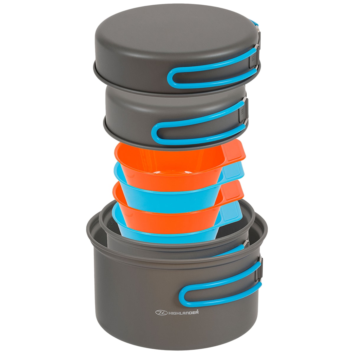 Zestaw naczyń turystycznych Highlander Outdoor Apex Weekend Cookset