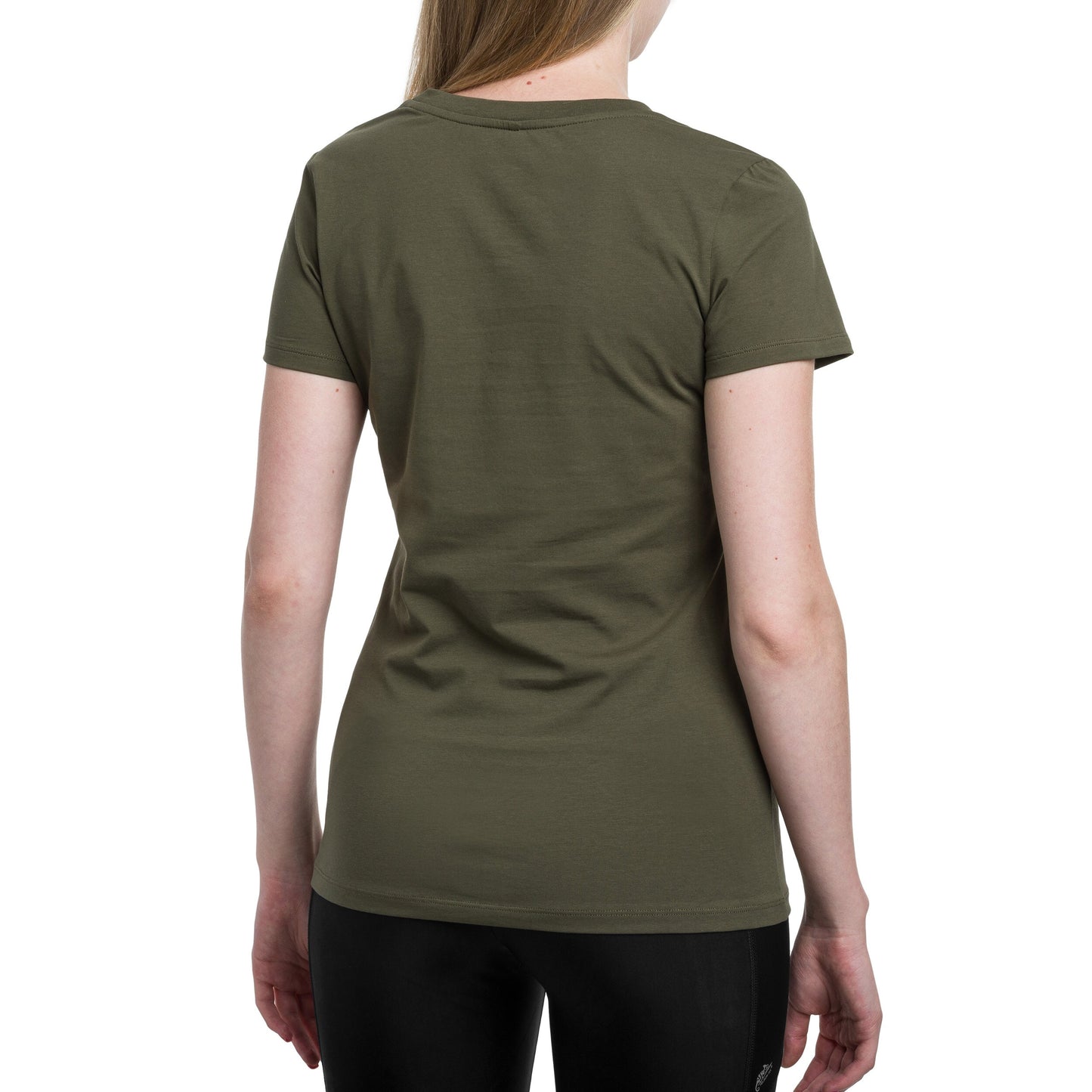 Koszulka T-Shirt damska Helikon z bawełny organicznej Slim - Olive Green