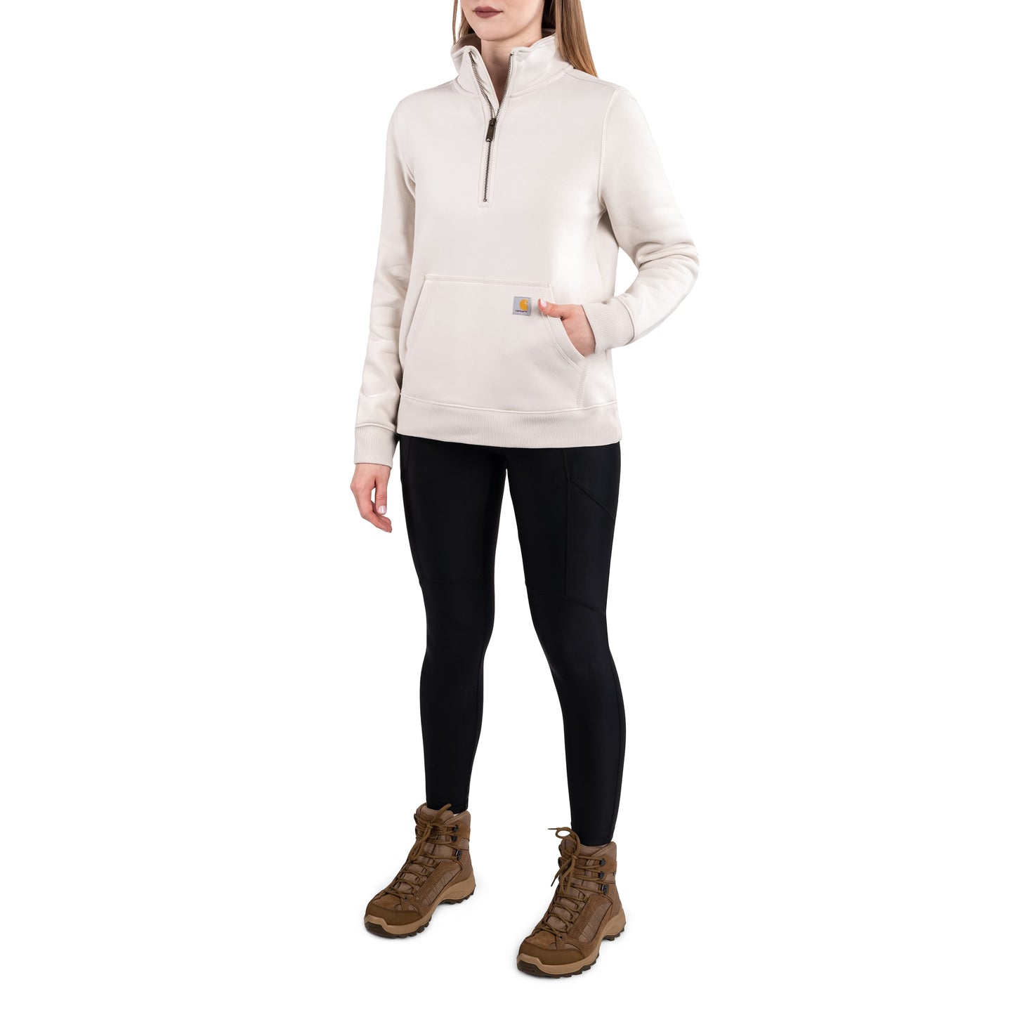 Bluza damska Carhartt Midweight Half Zip - Malt