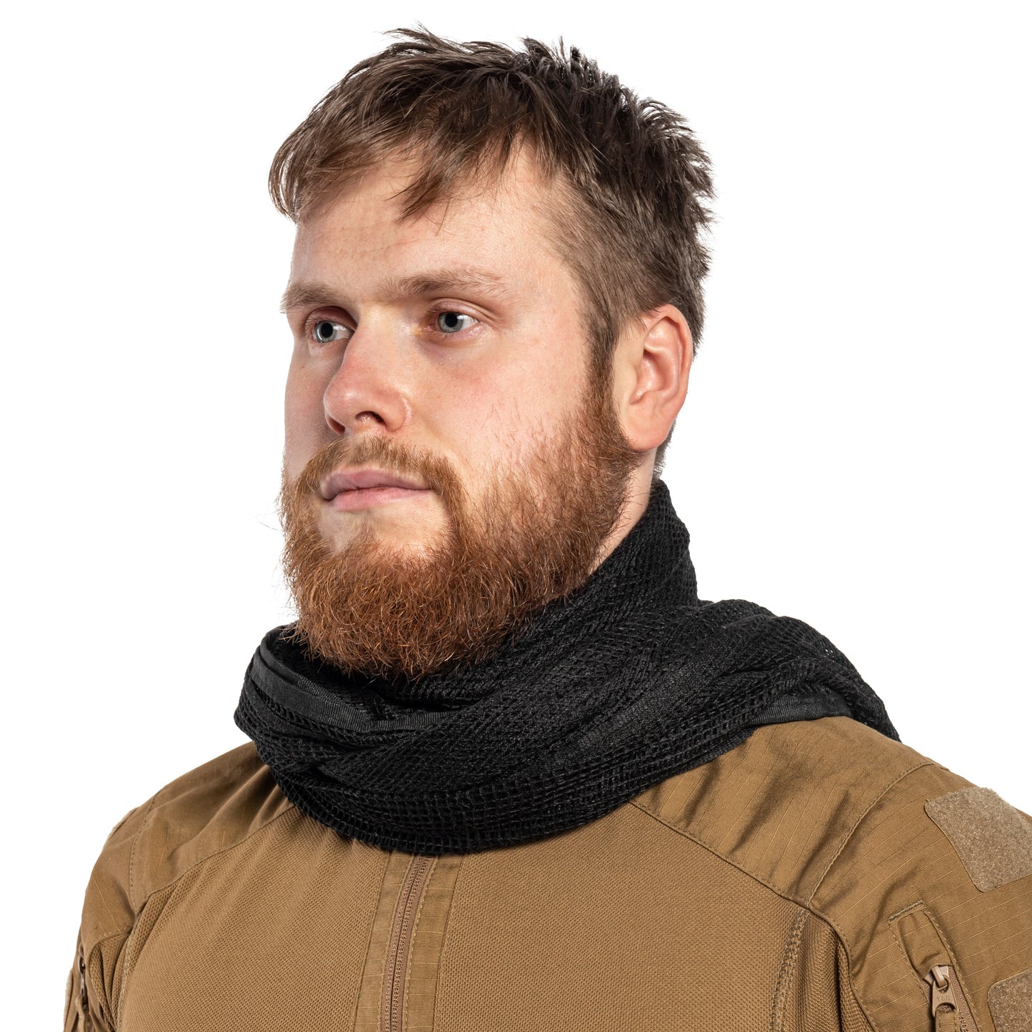 Osobista siatka maskująca Brandit Commando Net Scarf - Black