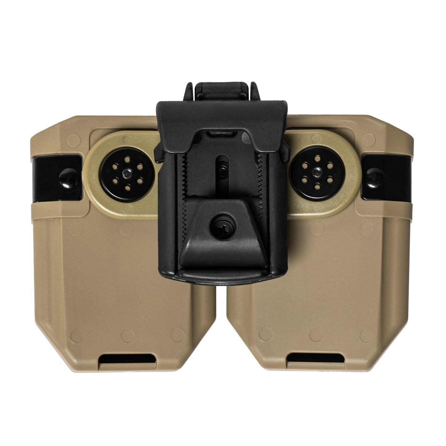 Podwójna ładownica obrotowa ESP z montażem UBC-08 na magazynki AK - Khaki