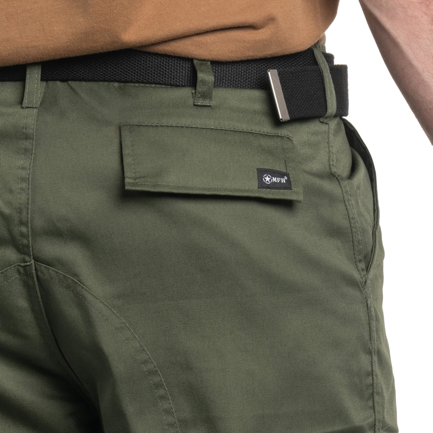 Spodnie wojskowe MFH wzmacniane US Combat BDU - Olive