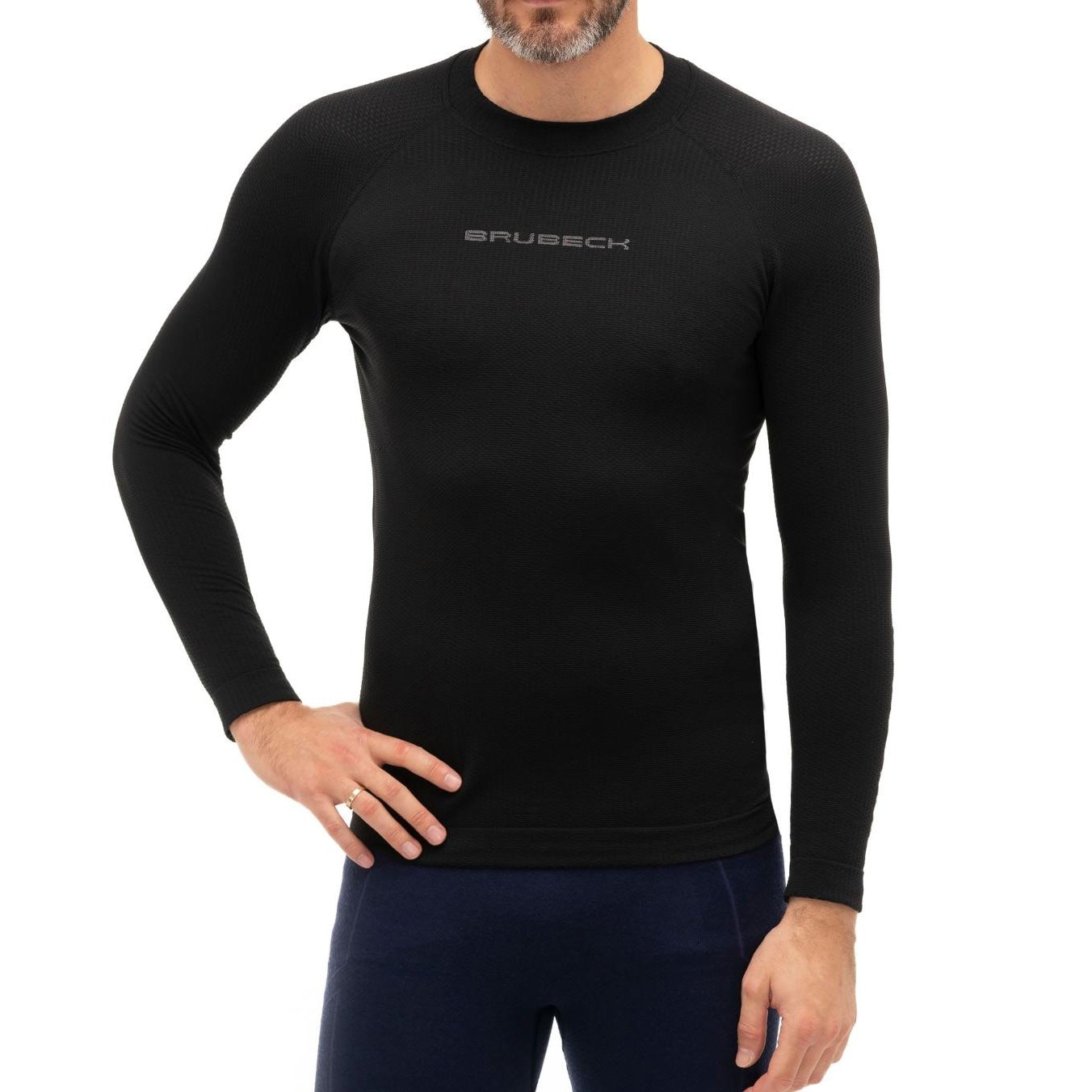 Koszulka termoaktywna Brubeck 3D Pro Long Sleeve - Czarna