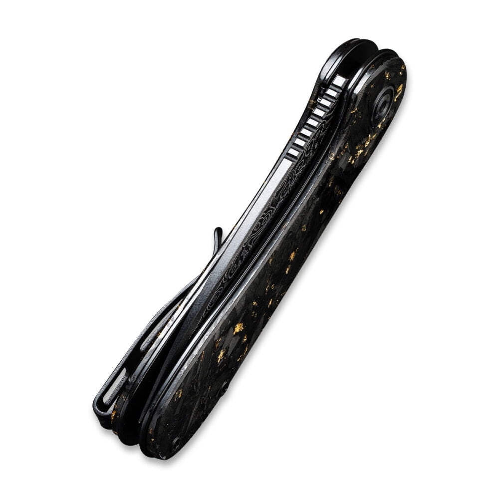 Nóż składany Civivi Elementum Damast Resin - Black/Golden