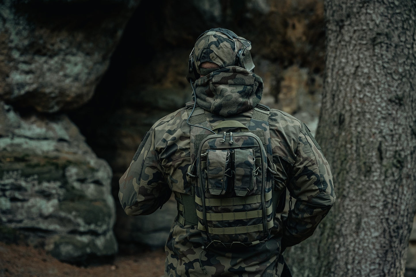 Kurtka Helikon Trooper StormStretch Softshell MK2 - wz.93 Pantera PL Woodland