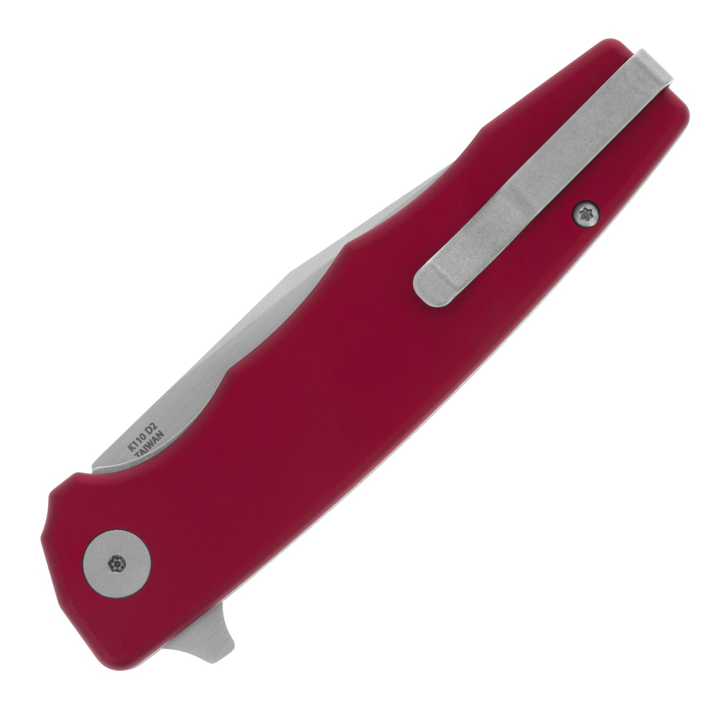 Nóż składany Ocaso Strategy Aluminum - Satin/Red