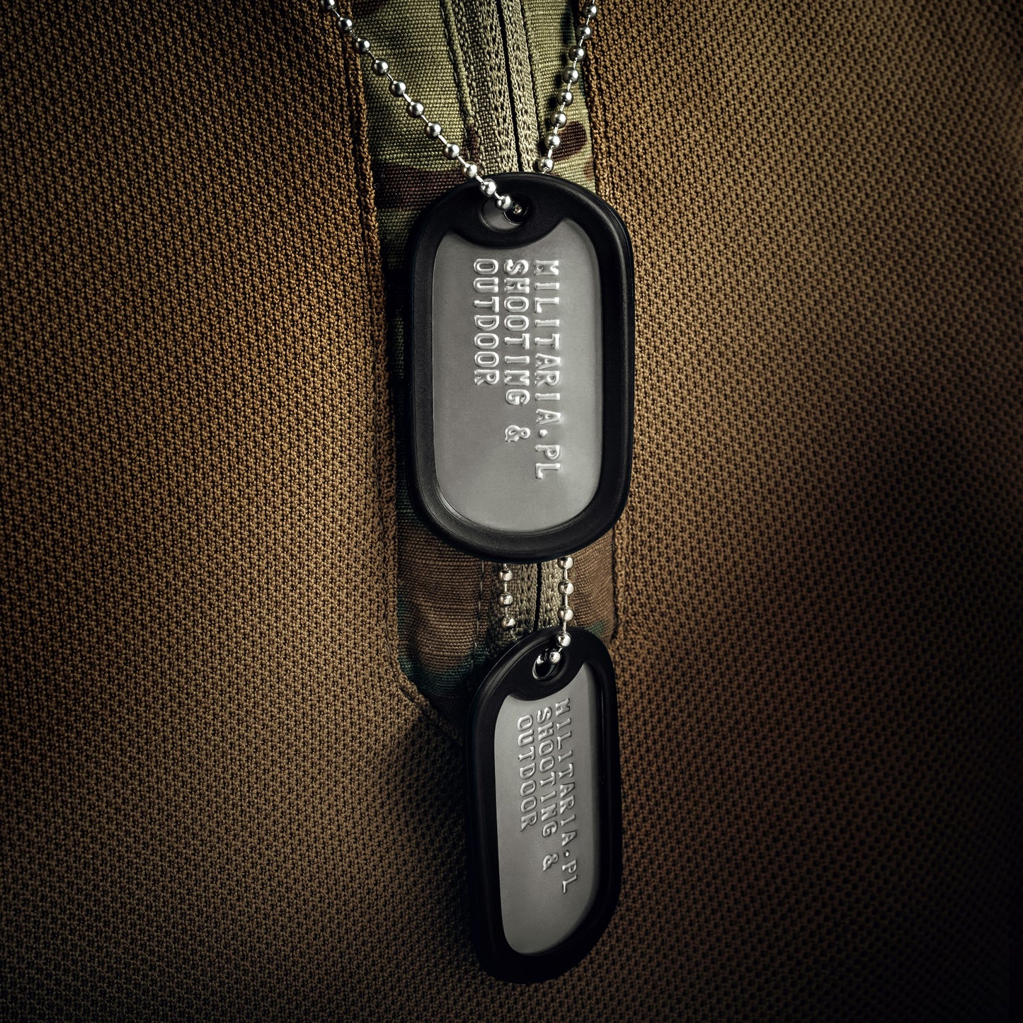Nieśmiertelnik Mil-Tec US Dog Tag - z usługą wybicia