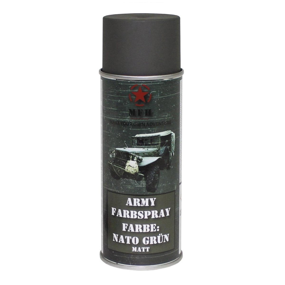 Farba wojskowa w sprayu MFH NATO Green Mat 400 ml