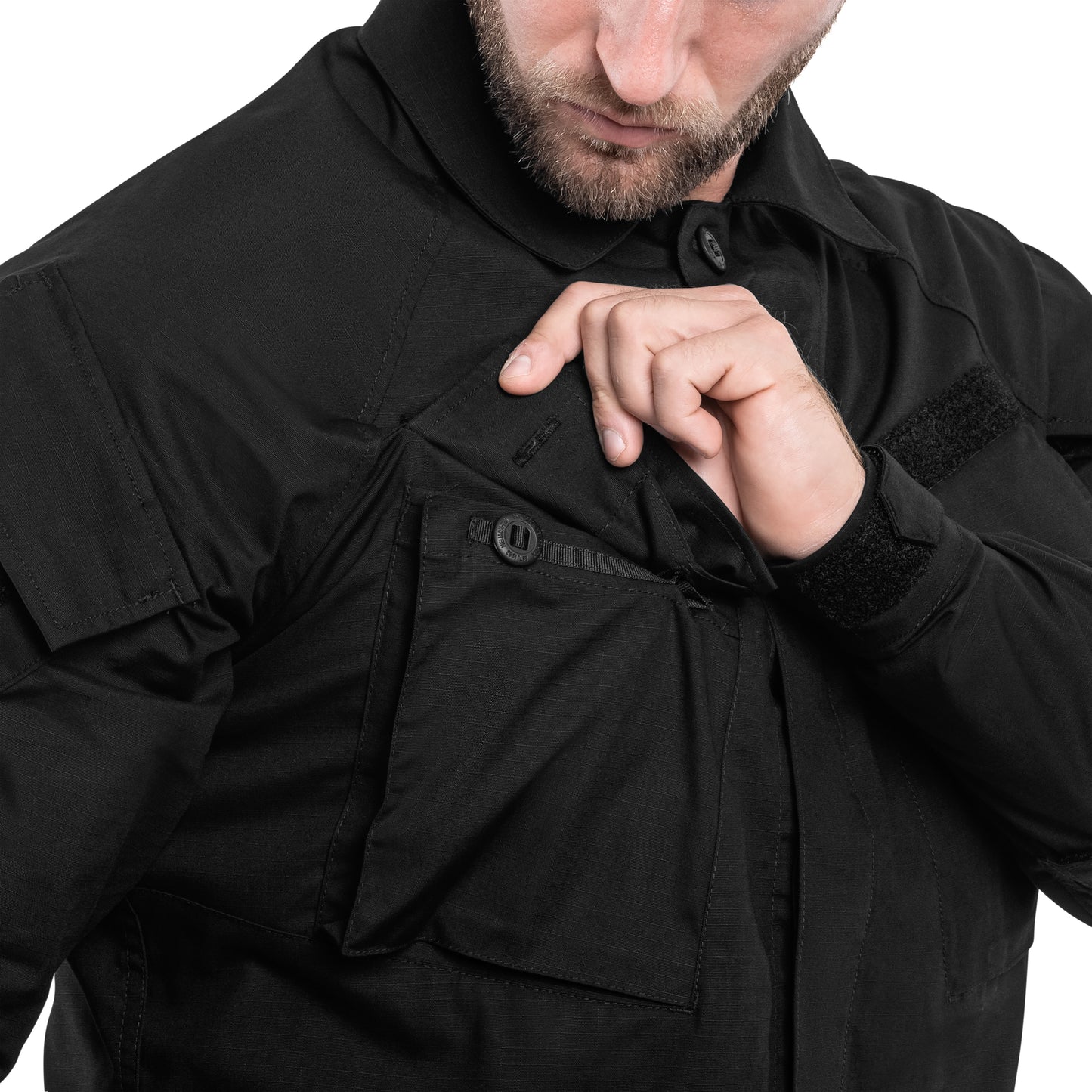 Bluza Helikon Raid Polycotton Stretch Rip-Stop - Black